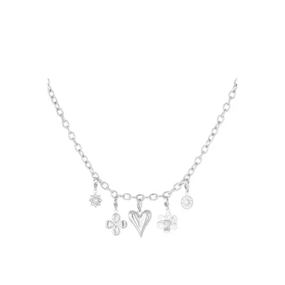 Bedelketting charming daily - zilver