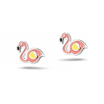 Oorknopjes flamingo.
