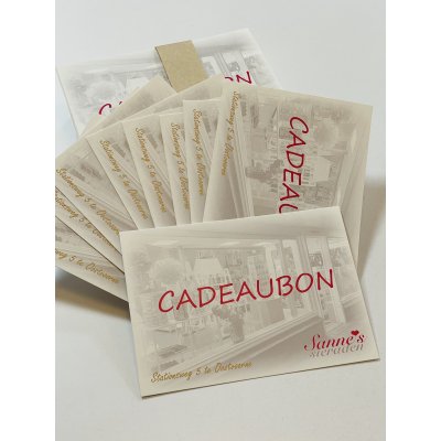 Cadeaubon twv € 10,-