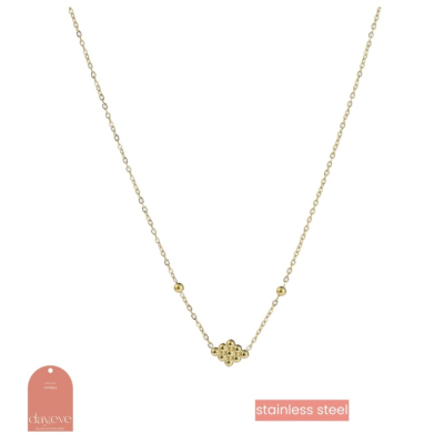 Dotted Diamond Necklace - 14K