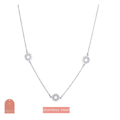 3 Flowers Necklace - RH