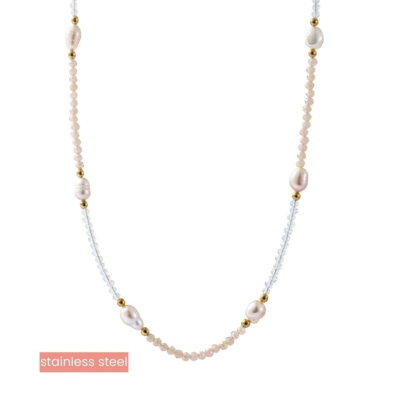 Pearls & Beads - 14K + White