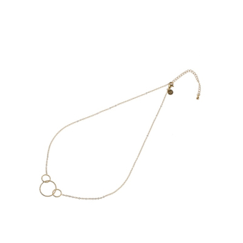 Triple O Necklace - 14K