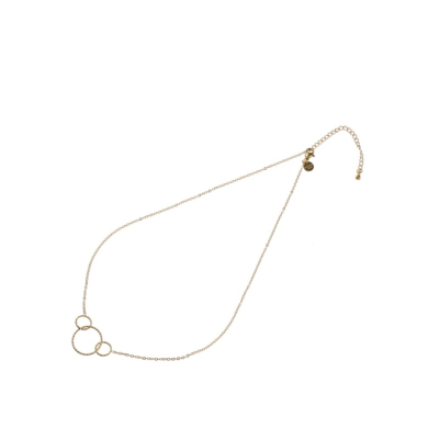 Triple O Necklace - 14K