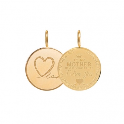 Pendant Mother Love Small goud