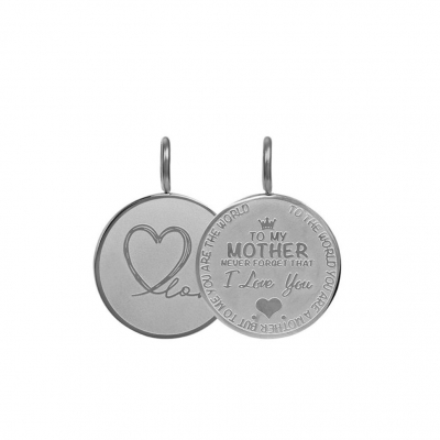 Pendant Mother Love Small zilver